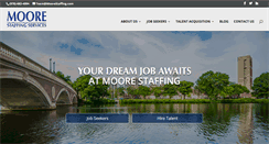 Desktop Screenshot of moorestaffing.com